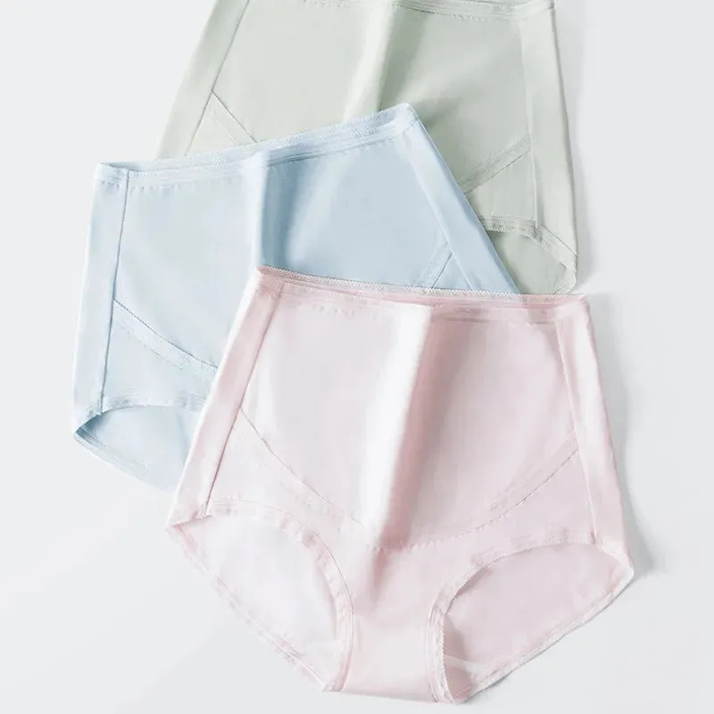 2pcs 100% Cotton Maternity Panties High Waist Pregnancy Briefs