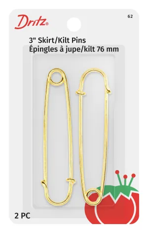 3" Skirt/Kilt Pins, 2 pc
