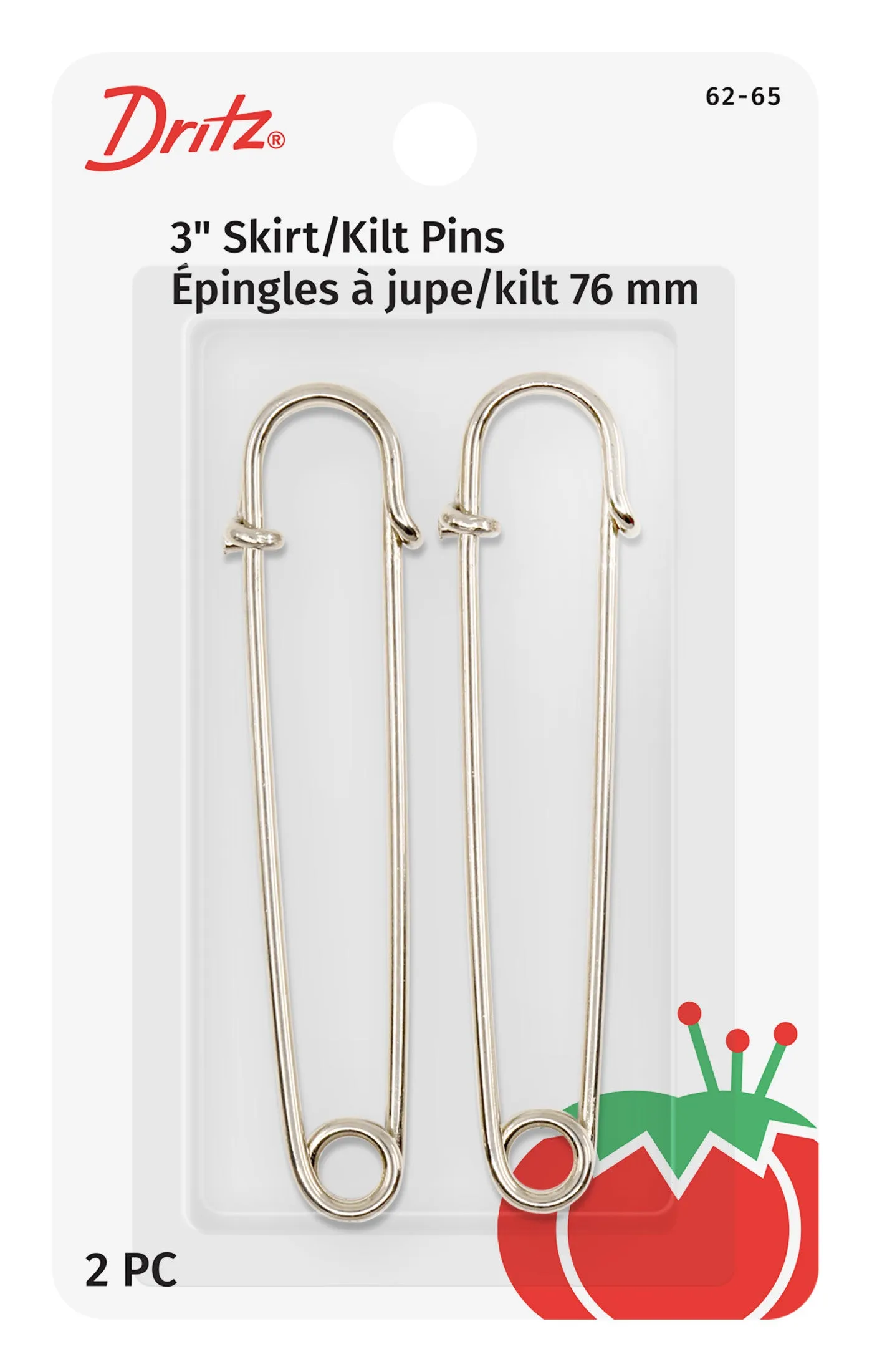 3" Skirt/Kilt Pins, 2 pc