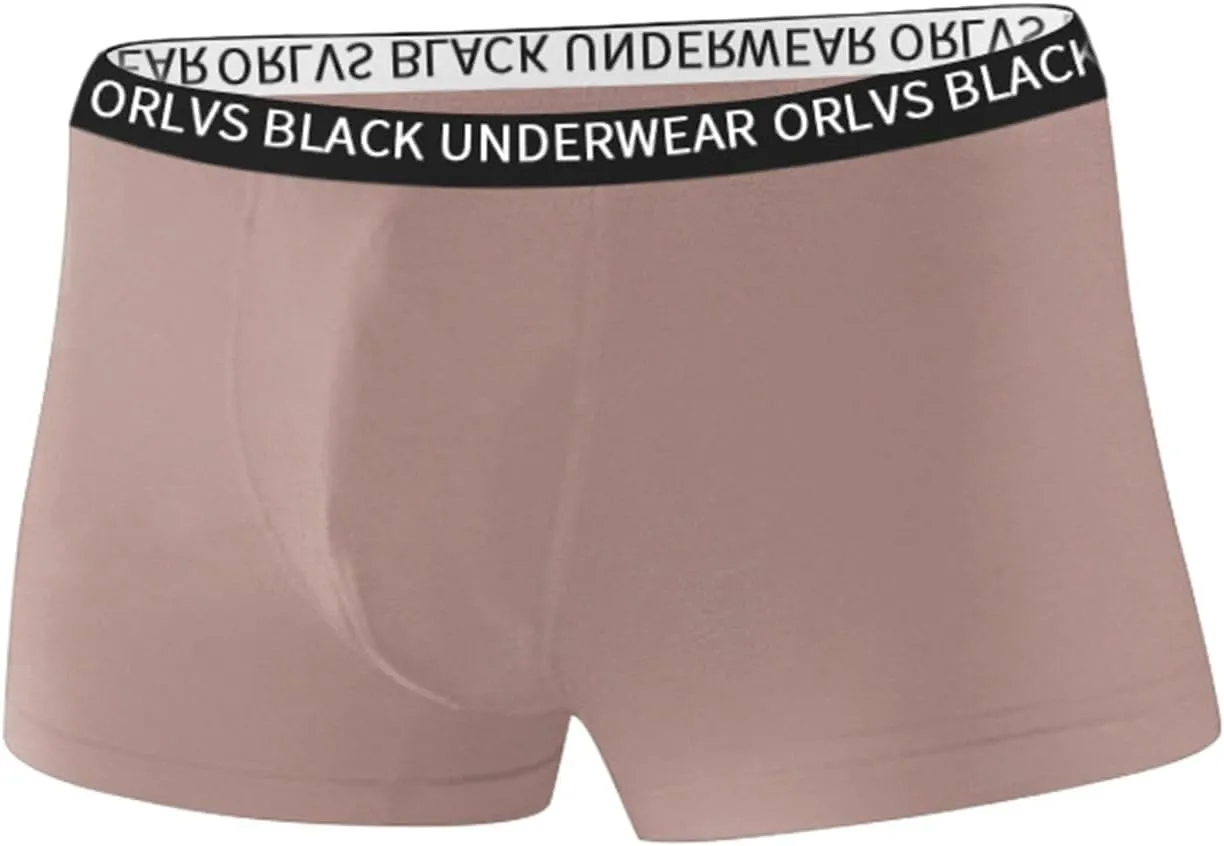 4Pcs Men's Ball Pouch Underwear Boxer Briefs Low Waist Jockstrap Bulge Enhancer Athletic Male Solid Color for Men