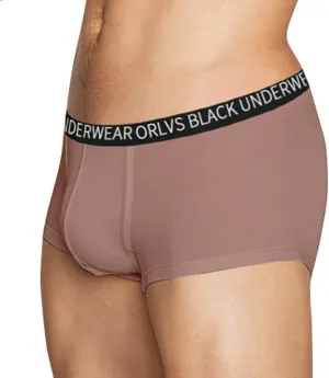 4Pcs Men's Ball Pouch Underwear Boxer Briefs Low Waist Jockstrap Bulge Enhancer Athletic Male Solid Color for Men