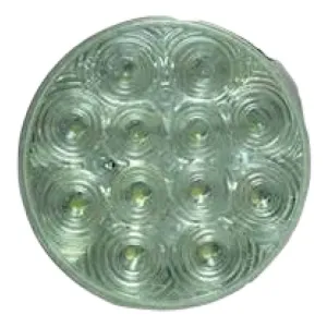 4" Round LED Back-Up Light - Light Only - Clear