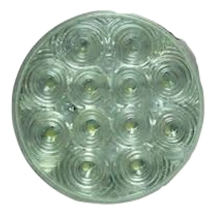 4" Round LED Back-Up Light - Light Only - Clear