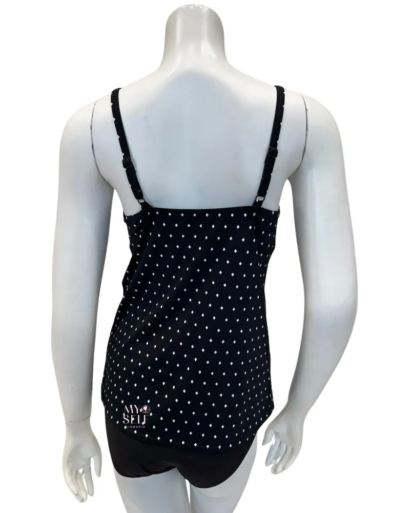 7238 Black Jewel Cove Underwire Swim Tankini Top