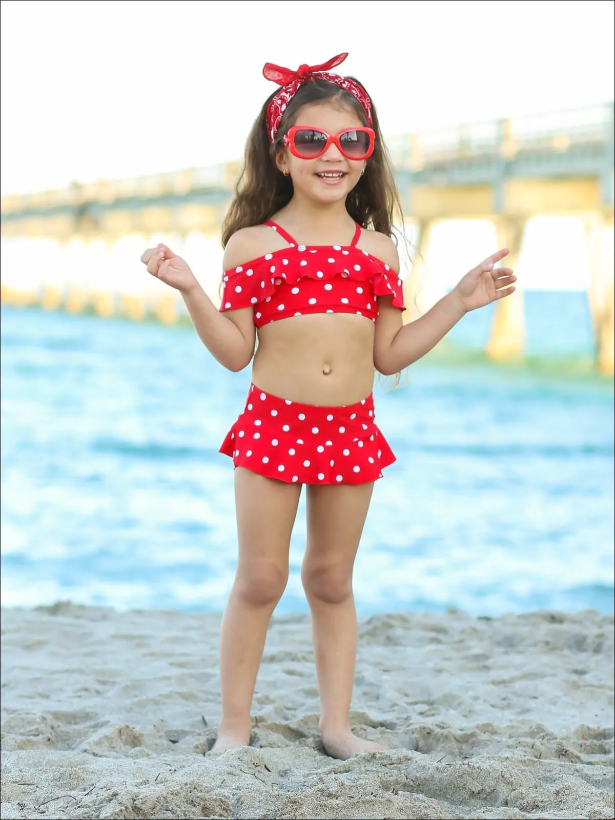 A Whole Dot Of Polka Dots Two Piece Swimsuit