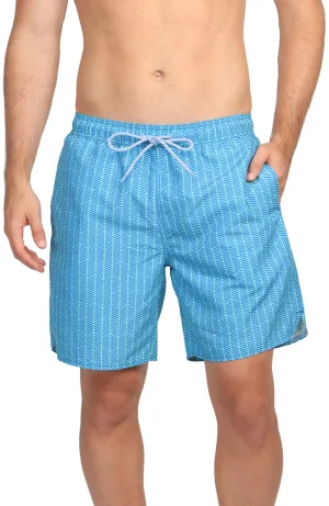 Abstract Geo Print Swim Shorts