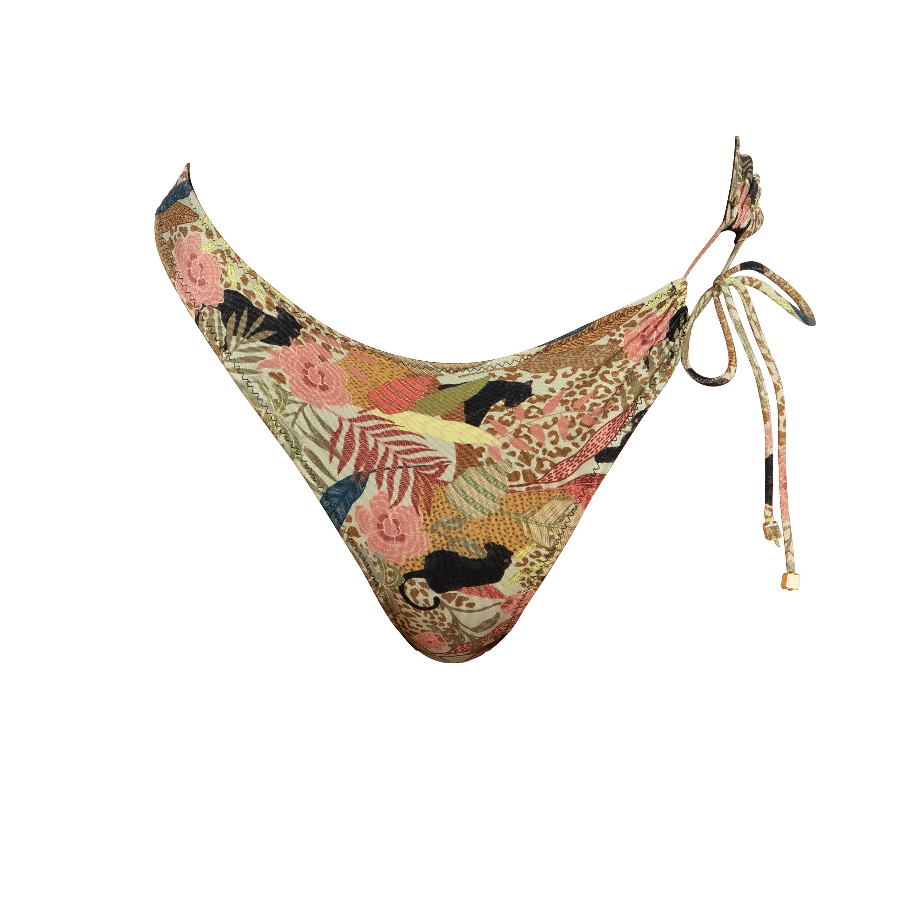 ADRIANA Jaguar - High Waisted Bikini Bottoms