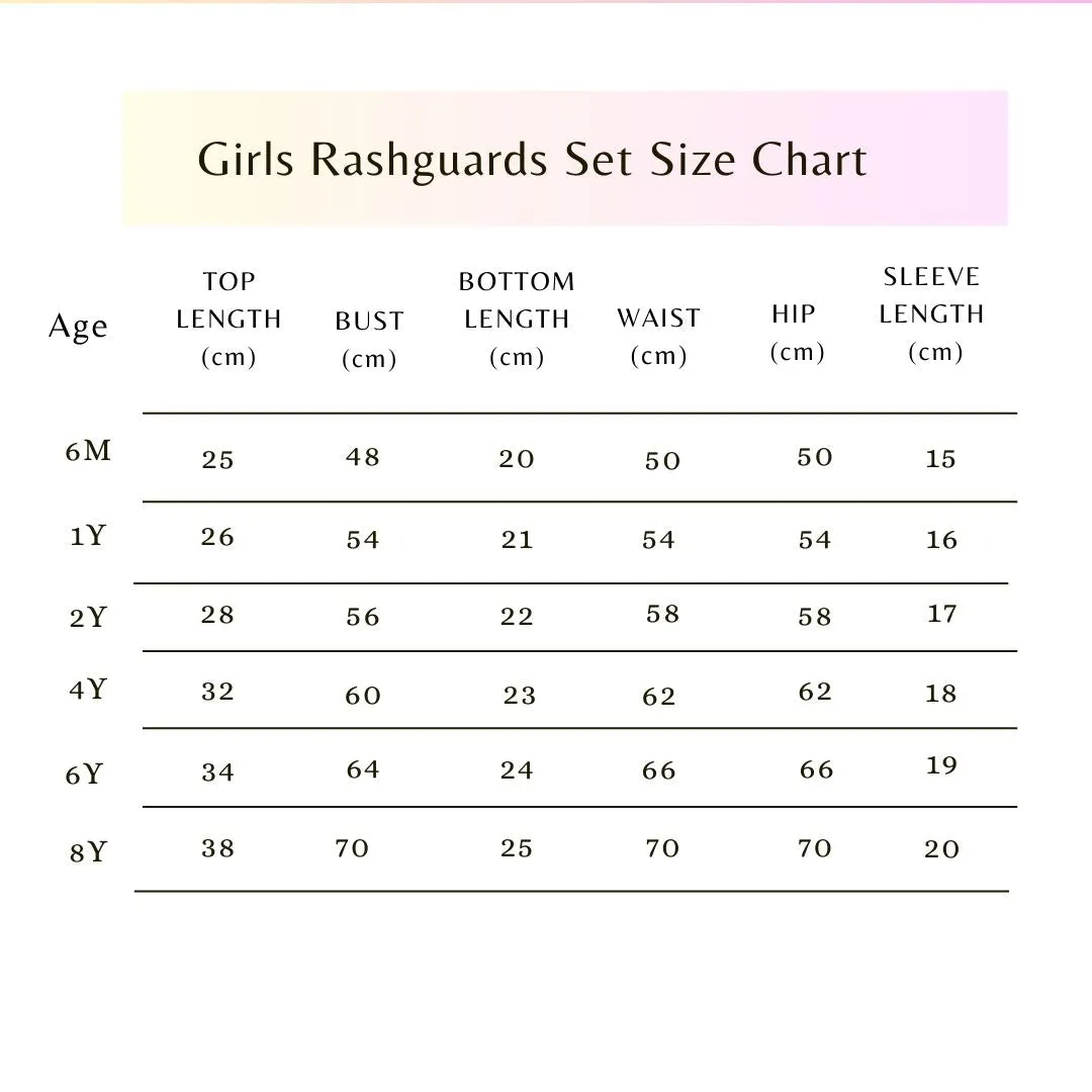 Adventurer Girl's Rashguard Set