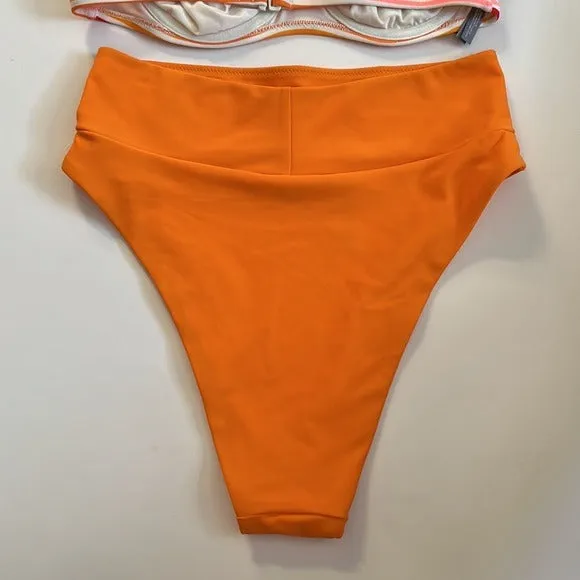 Aerie Inspired Vintage High-waisted Two-piece Swimsuit