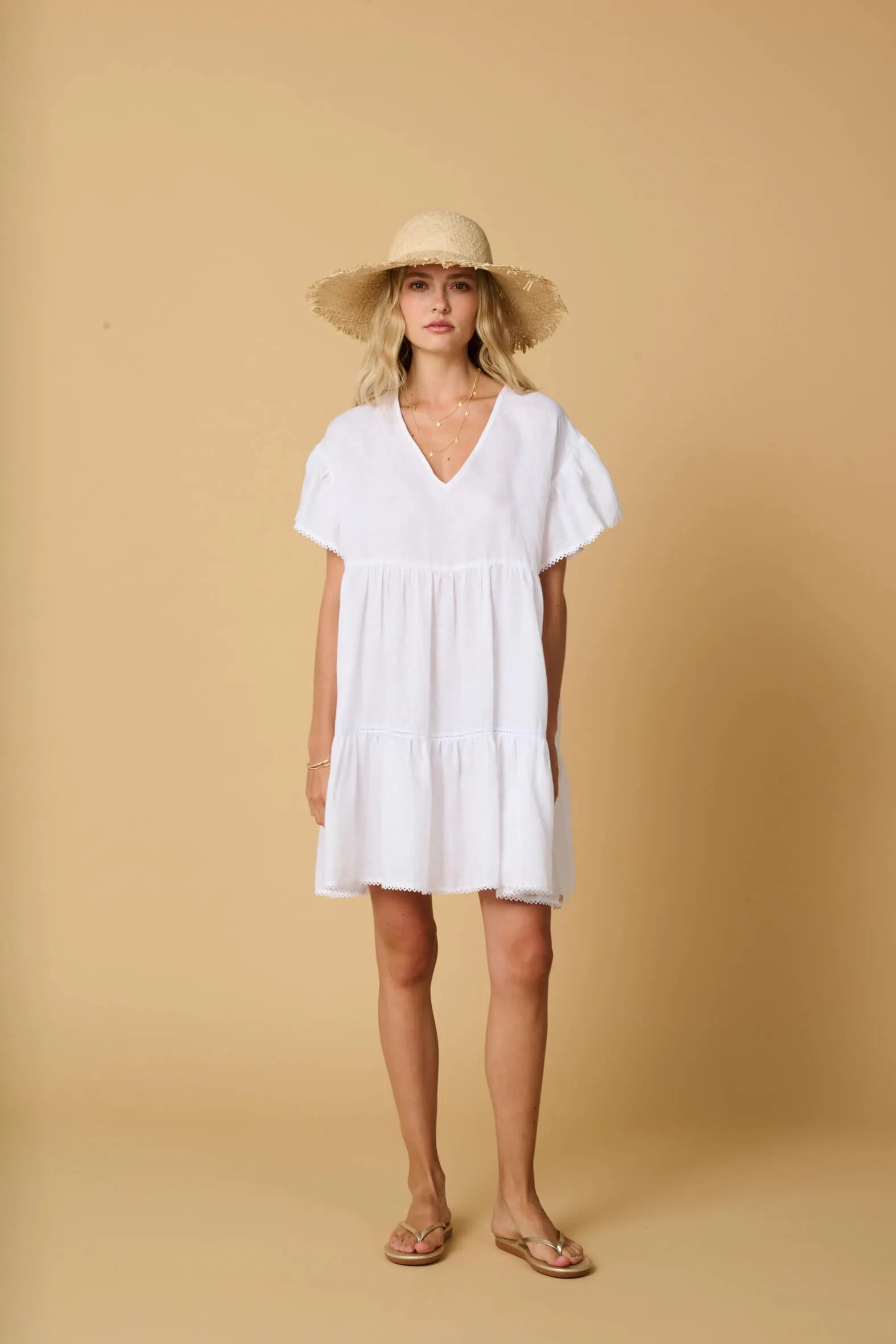 Aliki Short Sleeve Mini Dress