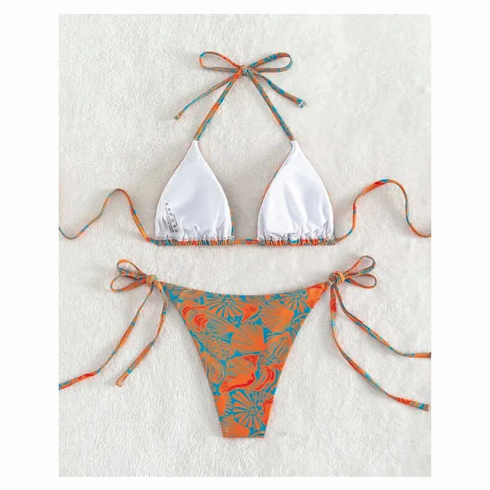 Allover Print Bikini Set