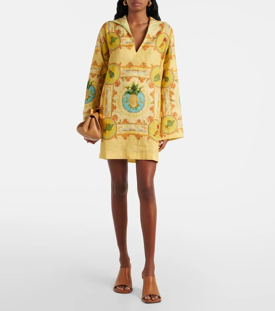 Al√É¬©mais La Musica linen tunic