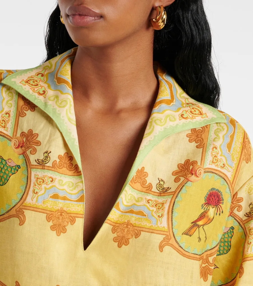 Al√É¬©mais La Musica linen tunic