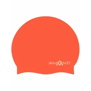 Amanzi Signature Neon Orange Swim Cap