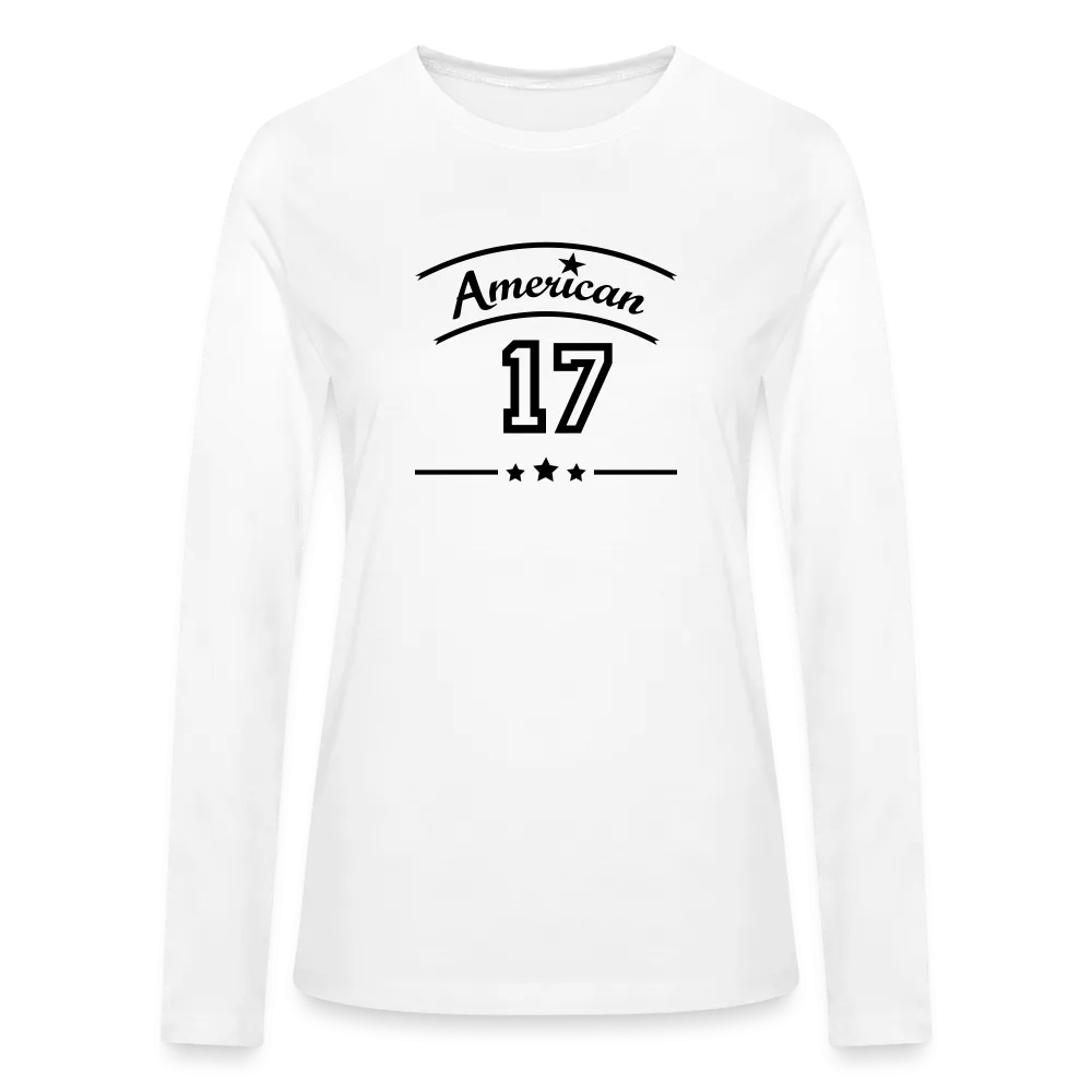 American 17 Long Sleeve Cotton T-Shirt up to 2 XL