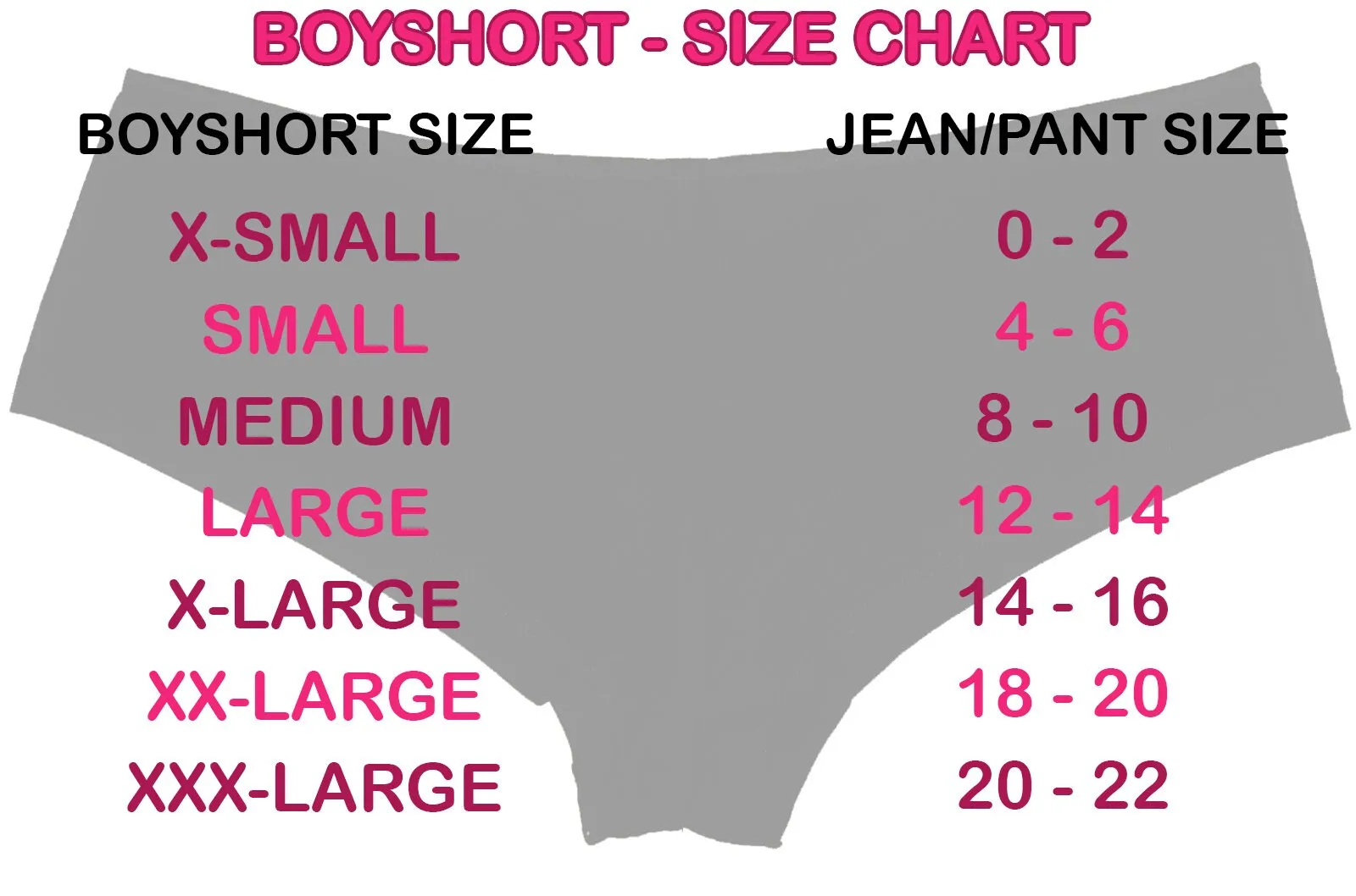 Anal Slut • Black Boyshorts • Choose Your Color Text