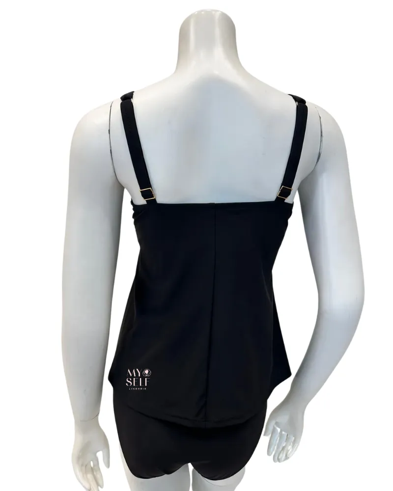 Anita Maily Black Tankini Swim Top