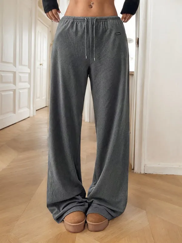 Anna's Drawstring Waistband Loose Casual Pants