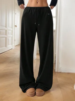 Anna's Drawstring Waistband Loose Casual Pants