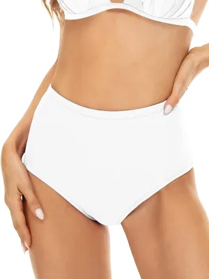 Annbon Slimming Artifact High Waisted Bikini Bottom Tummy Control Full Coverage Bikini Bottom Swimsuit Bottoms for Women