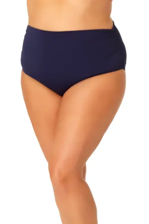 Anne Cole Plus Size High-Waist Bikini Bottoms