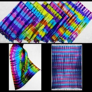 Antique Tie-Dye Sarongs
