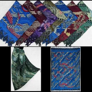 Antique Traditional Batik Print Sarongs