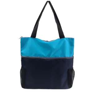 Aqua / Navy Swim Bag