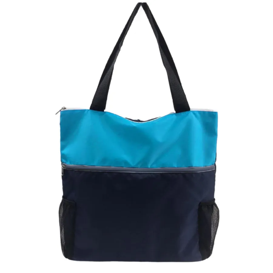 Aqua / Navy Swim Bag