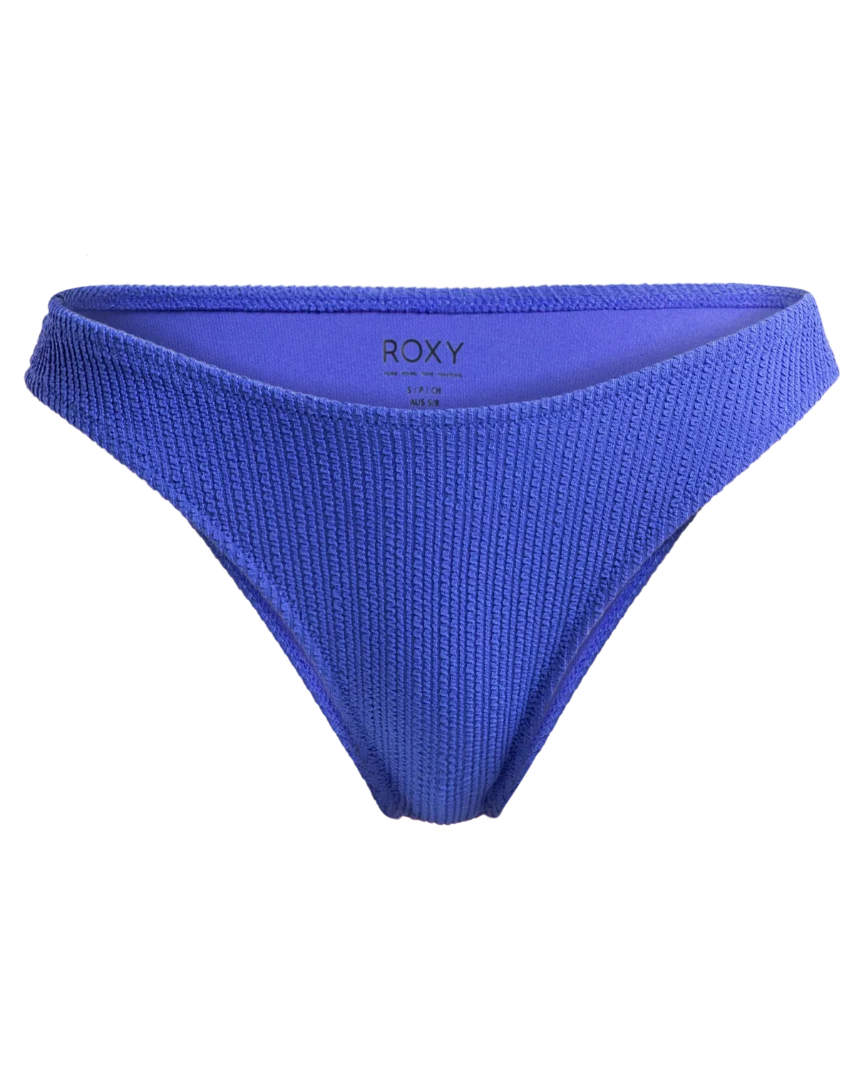 Aruba High Leg Cheeky Bikini Bottoms in Dazzling Blue