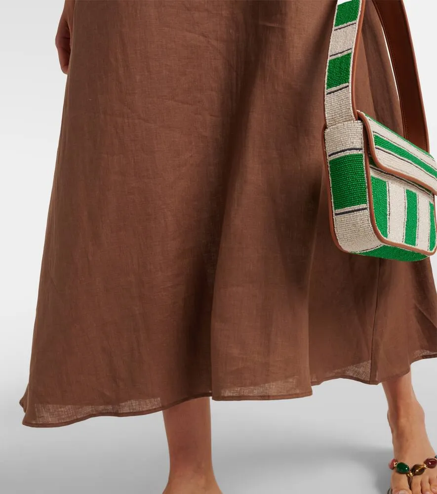 Asceno Tallin linen maxi dress
