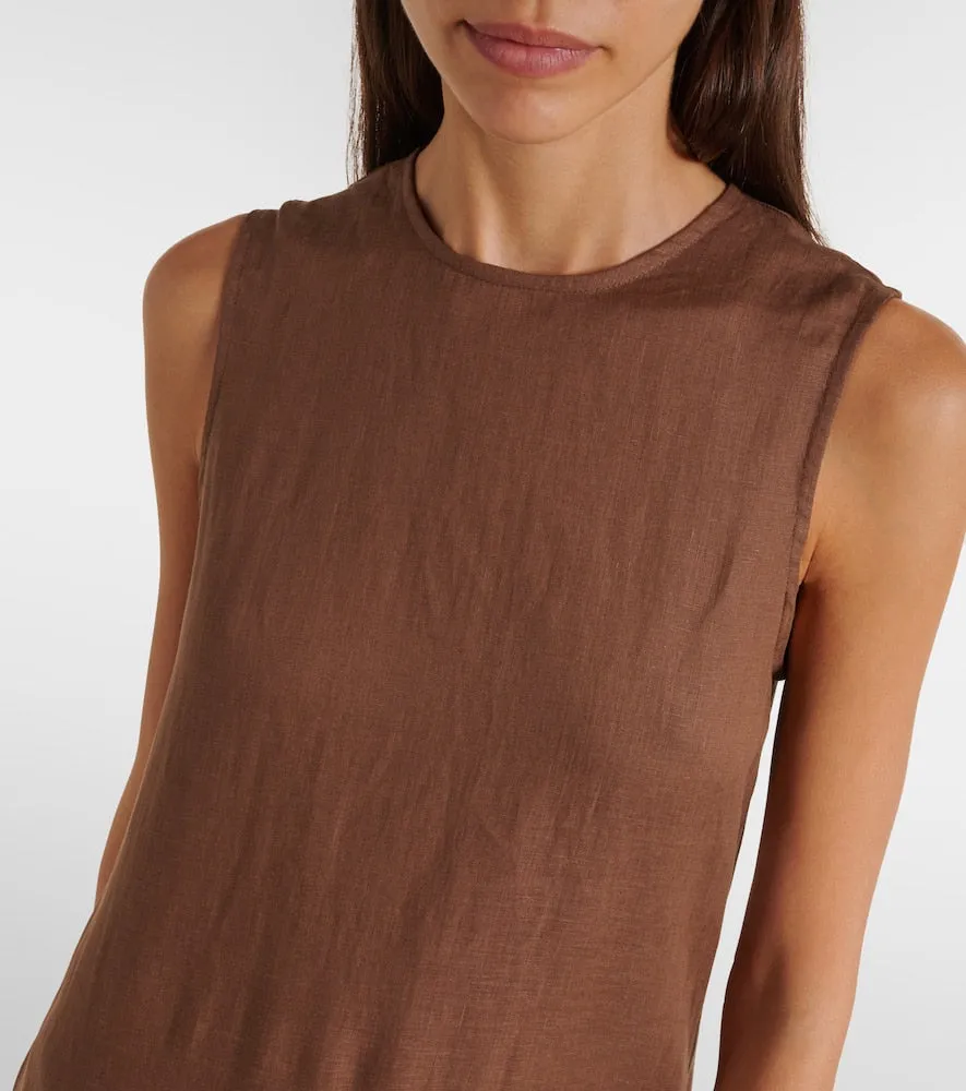 Asceno Tallin linen maxi dress