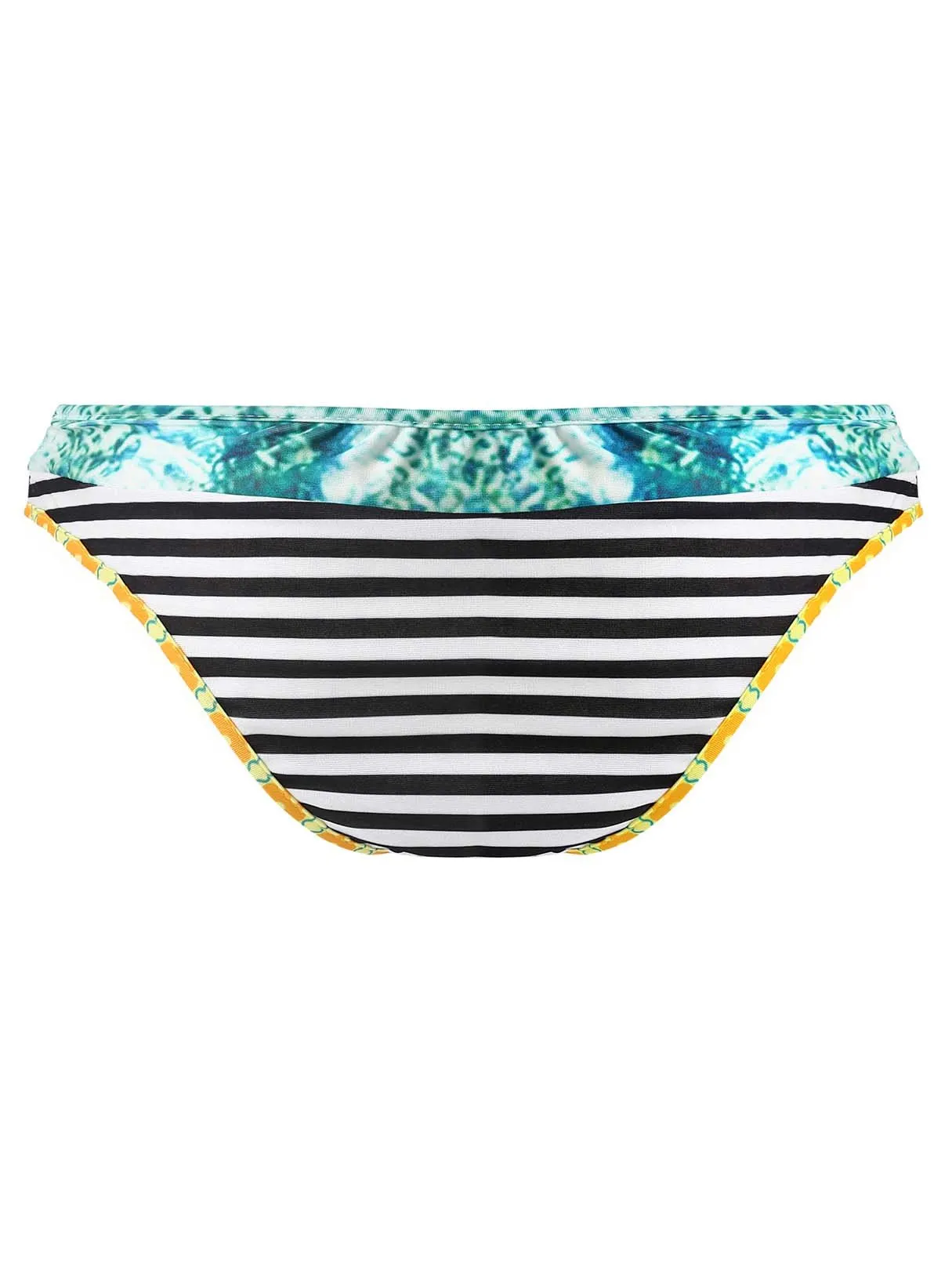 Asymmetrical Stripe Geometrical Sleeveless 2 Piece Bikini