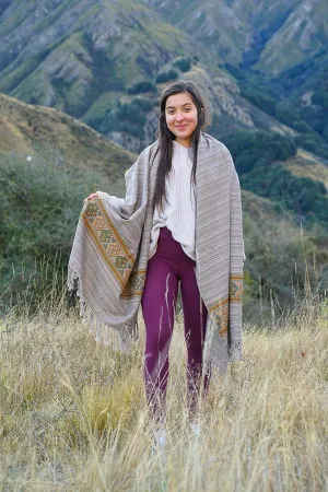 Aztec Border Shawl