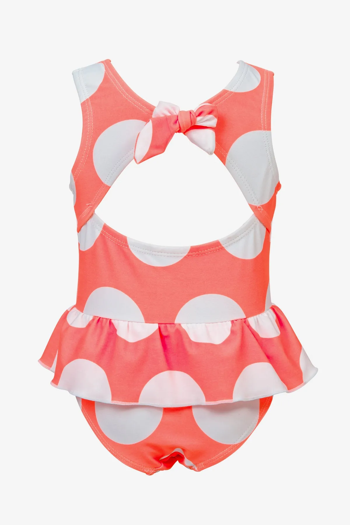 Baby Girls Swimsuit Snapper Rock Neon Coral