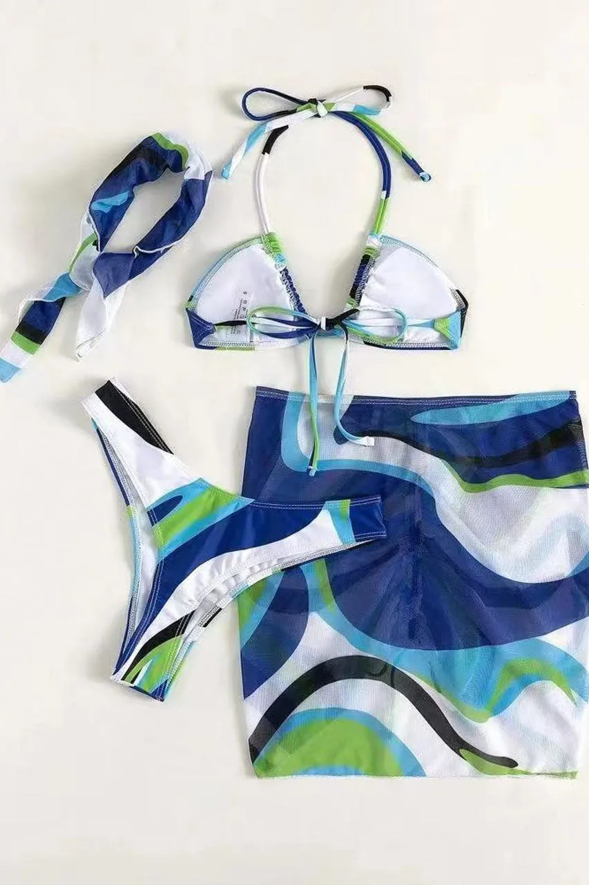 Bad Bish Blue Bikini