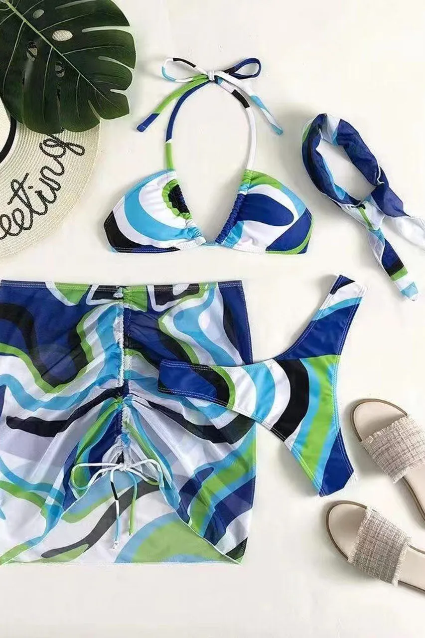 Bad Bish Blue Bikini