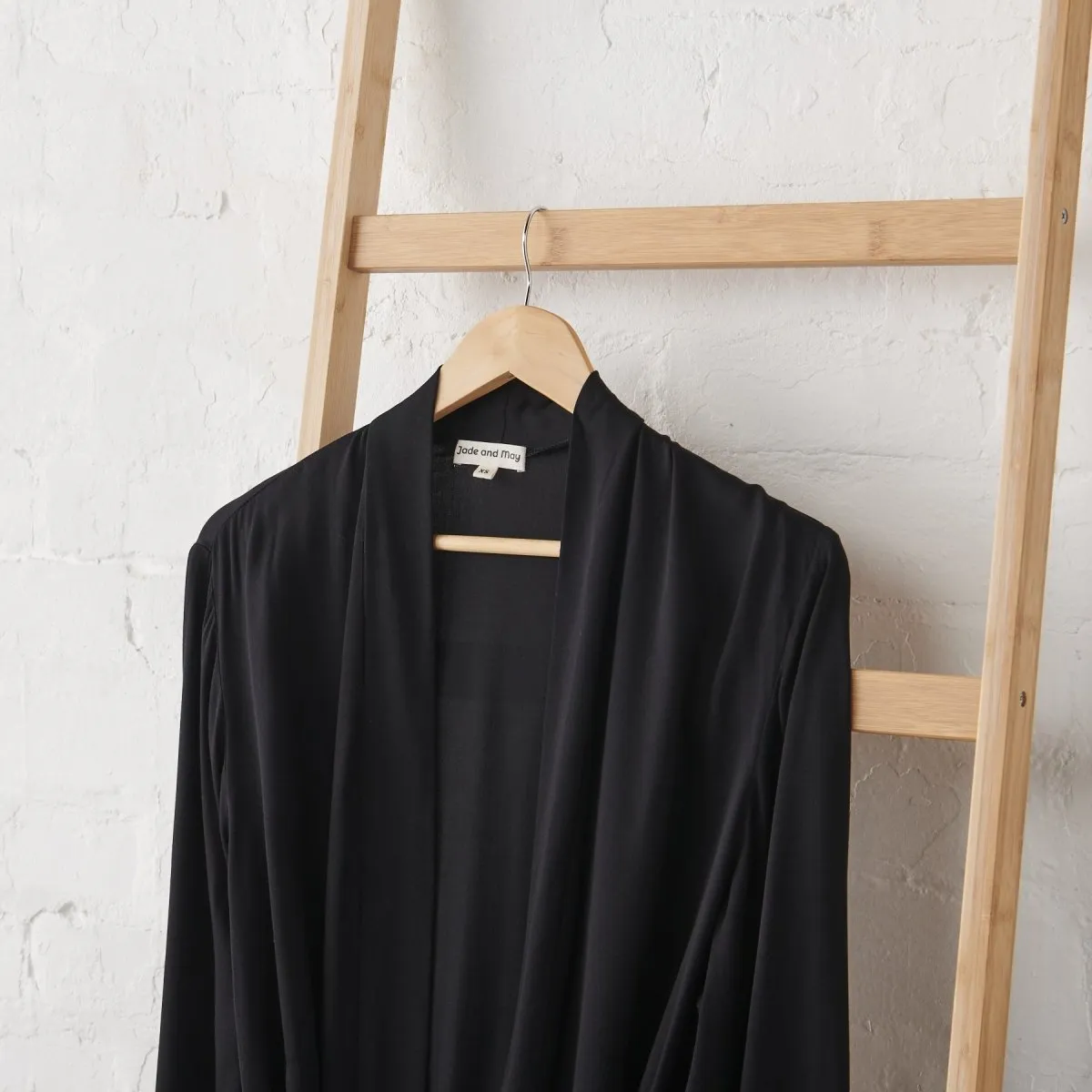 Bamboo Robe in Black