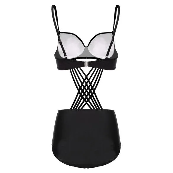 Bandage High Waist Bottom Bikini Swimwear Swimsuit