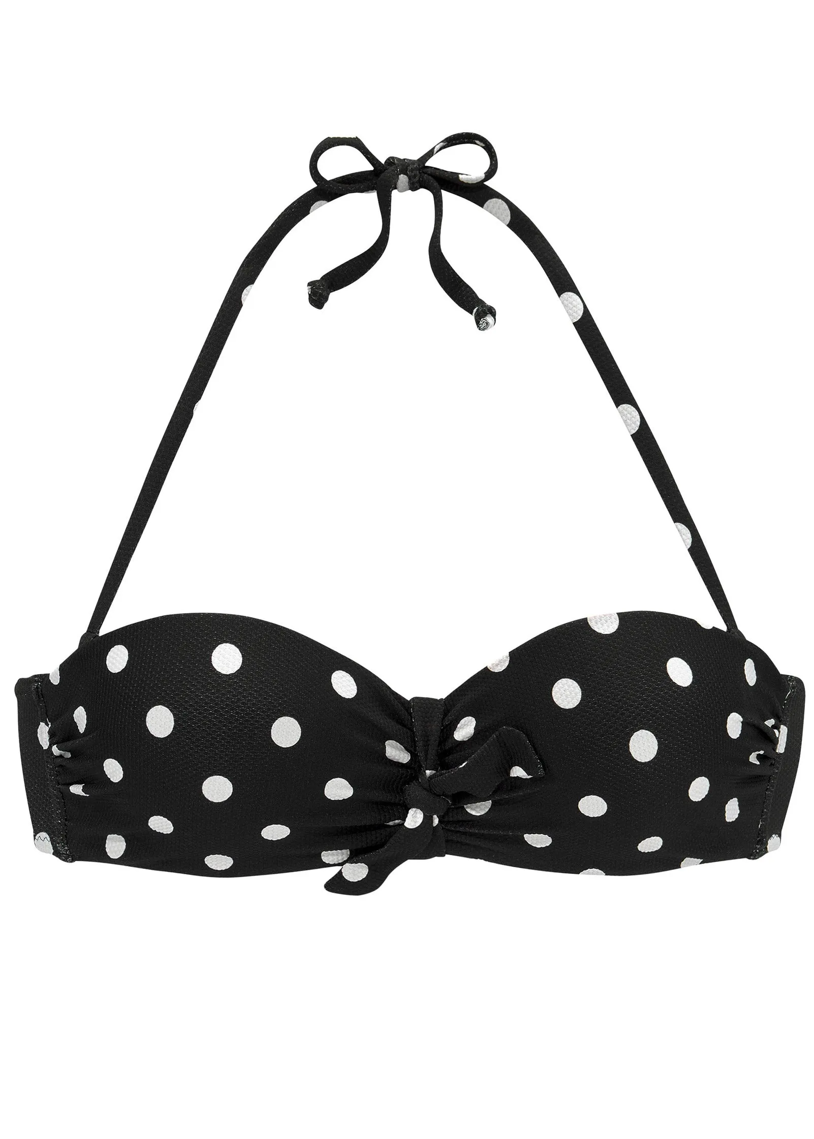 Bandeau Bikini Top - Retro Dots