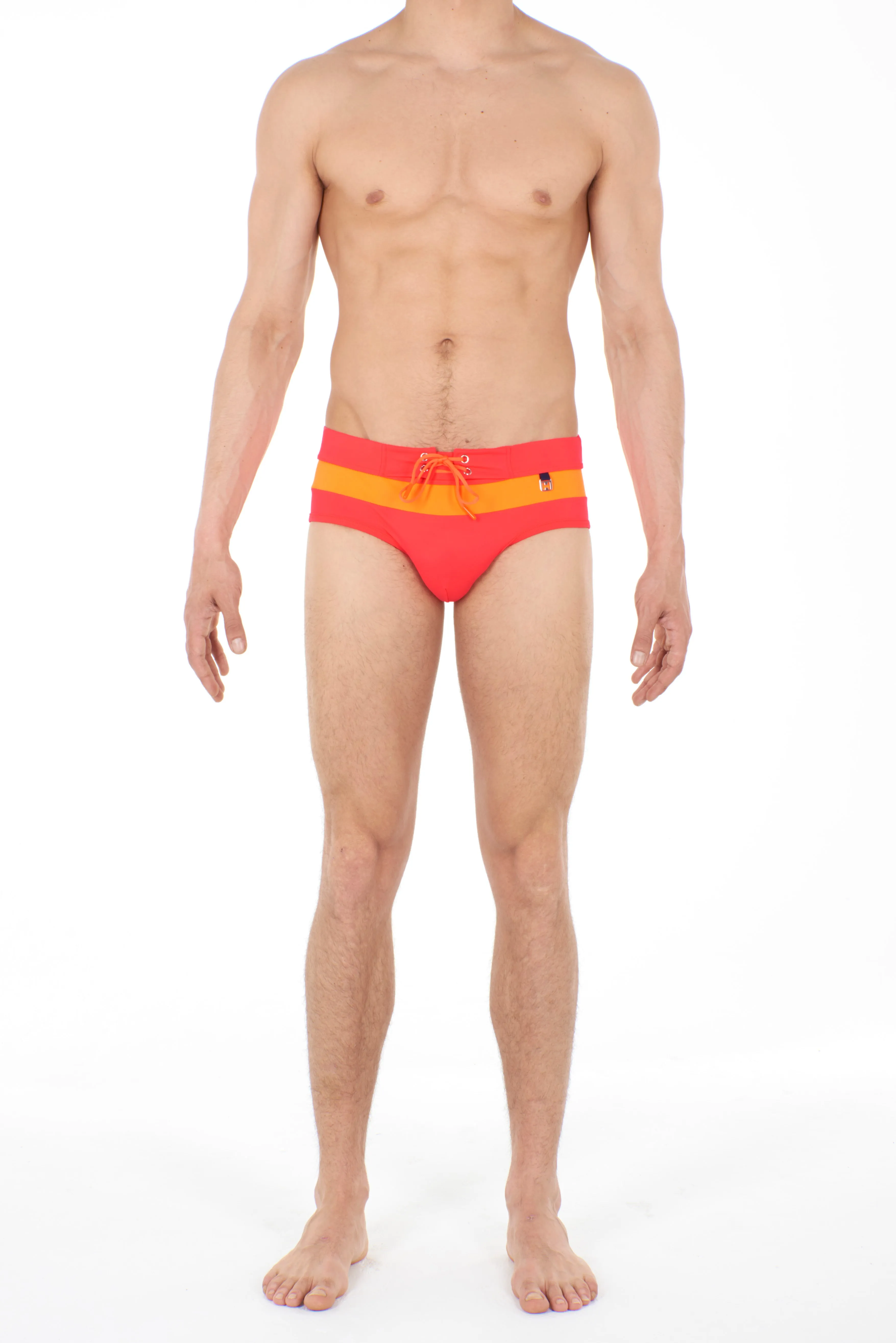 Barbado Swim Midi Briefs | Red 401271-00pa