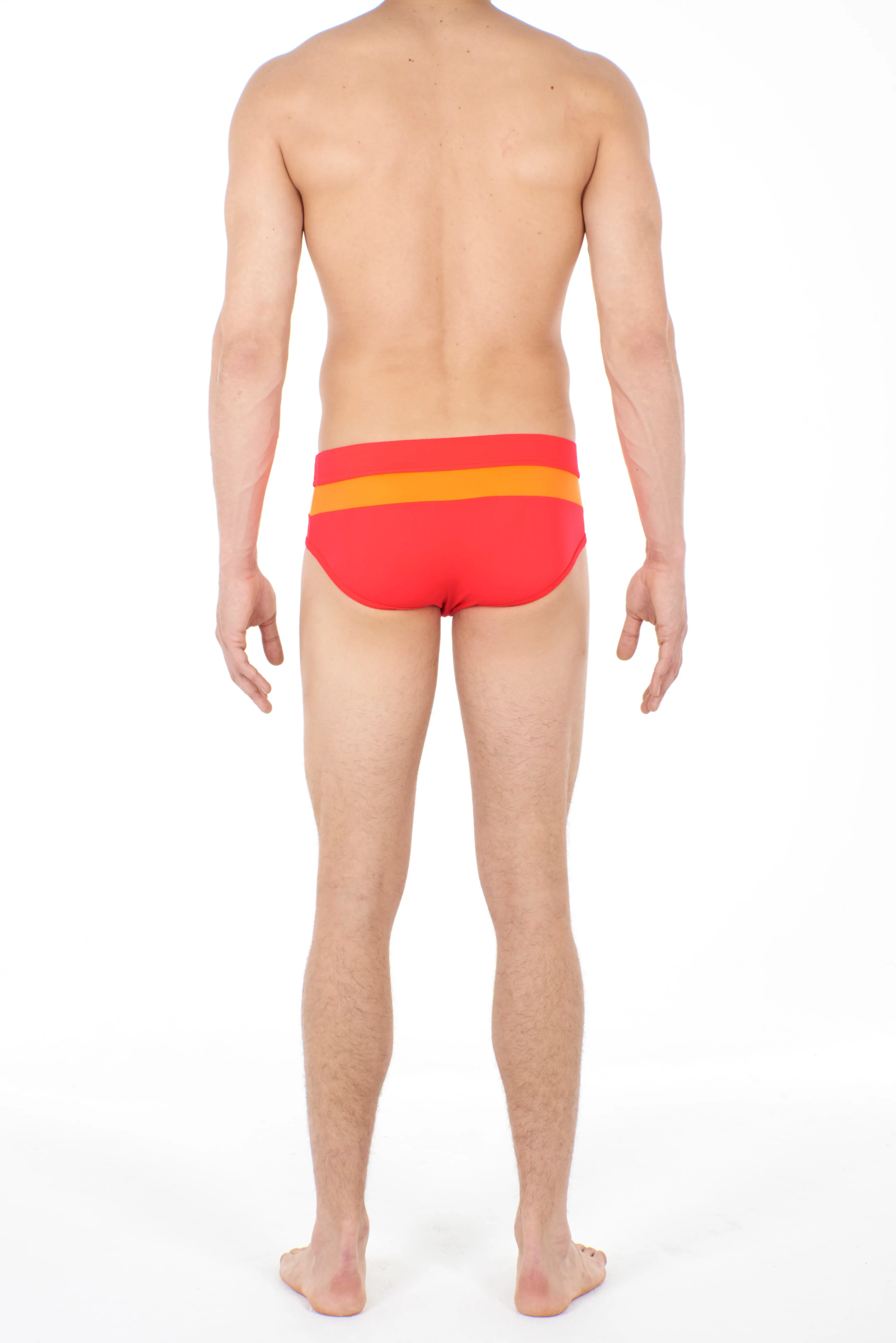 Barbado Swim Midi Briefs | Red 401271-00pa
