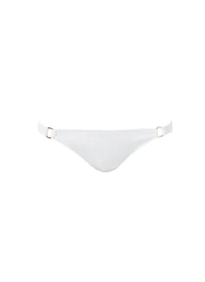 Bari Cream Ridges Bikini Bottom
