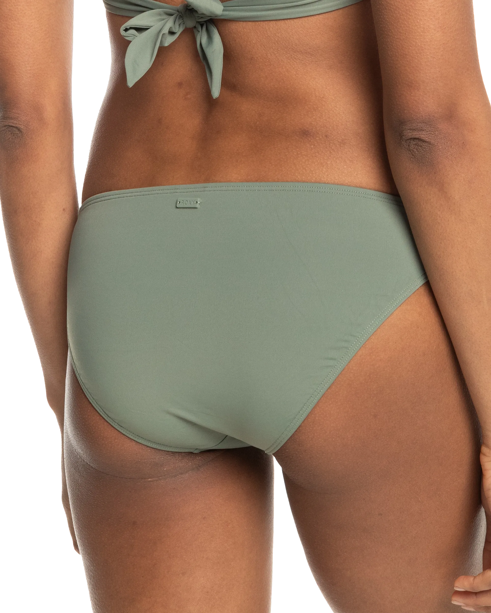 Beach Classics Hipster Bikini Bottoms in Agave Green