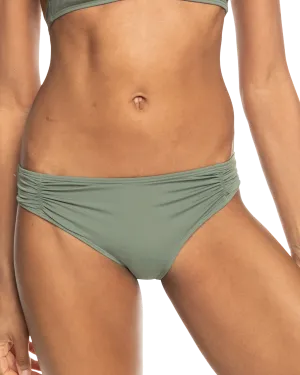 Beach Classics Hipster Bikini Bottoms in Agave Green