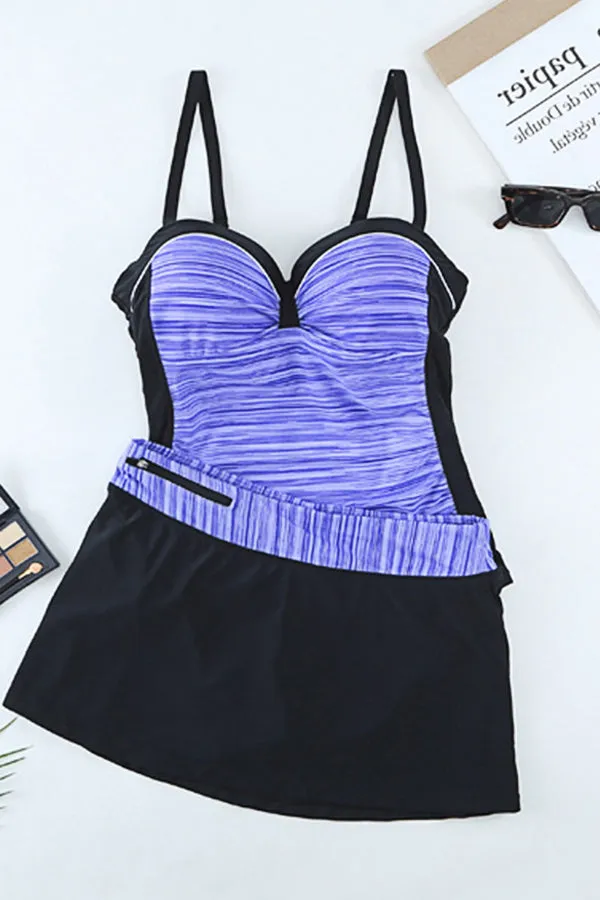 Beach Conservative Split Swimwear