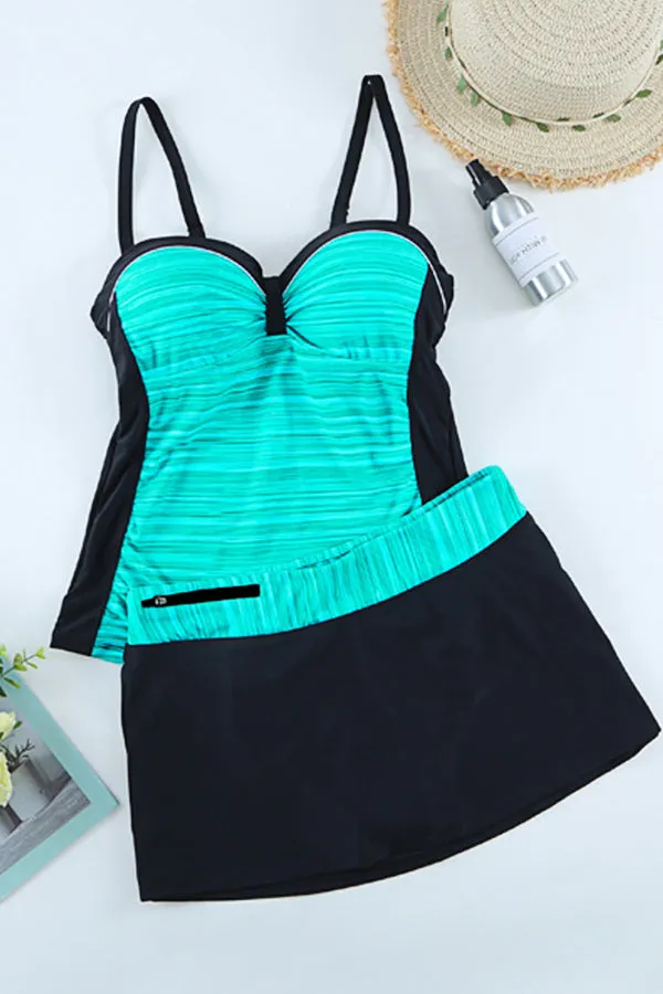 Beach Conservative Split Swimwear