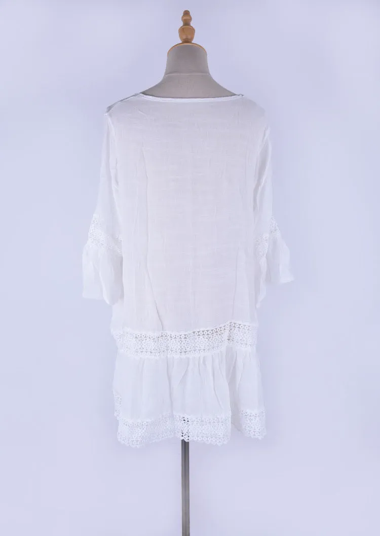 Beach Dress Large Holiday Dress Bikini Blouse