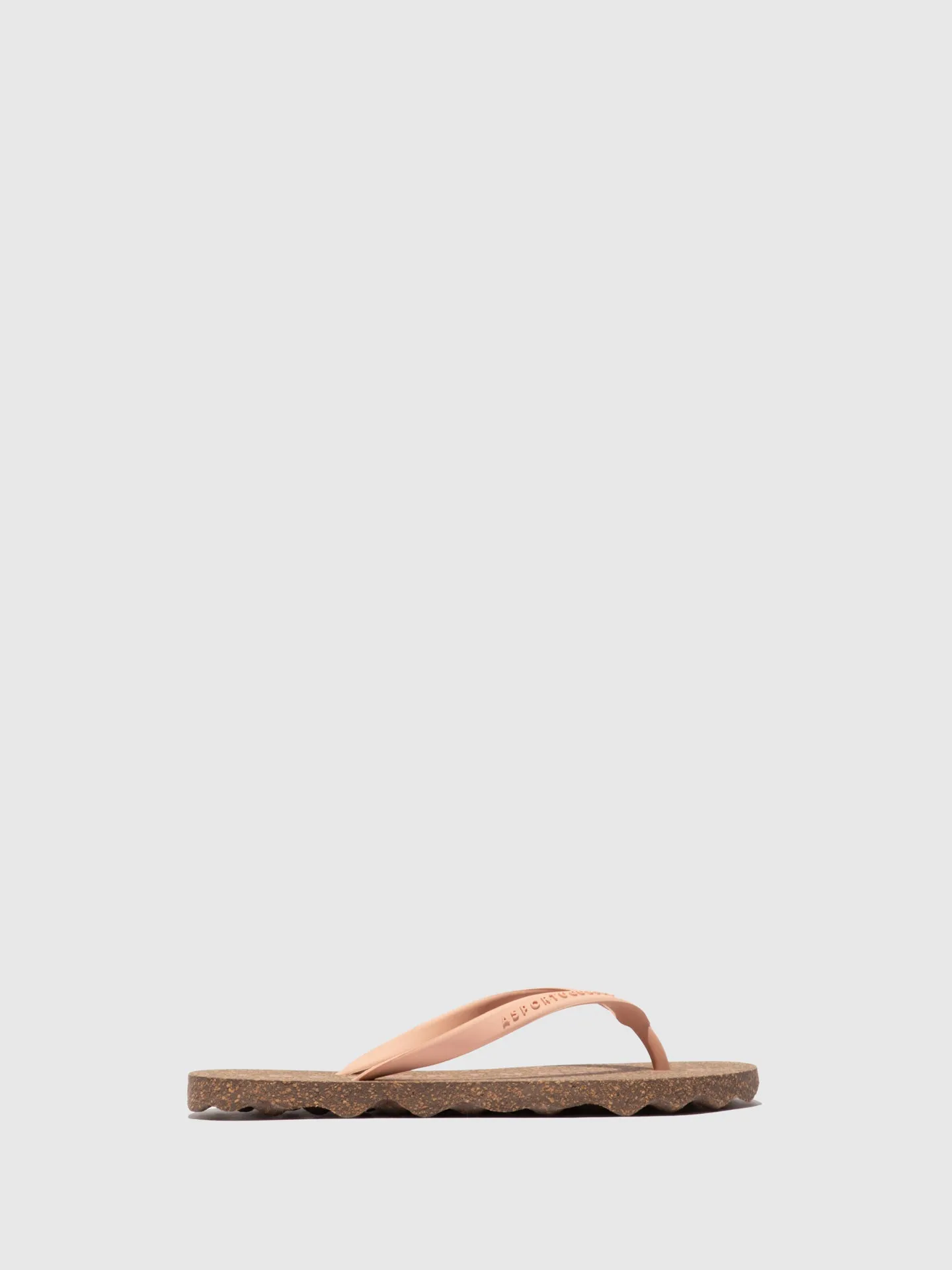 Beach Flip-Flops BASE Pink Rubber Strap