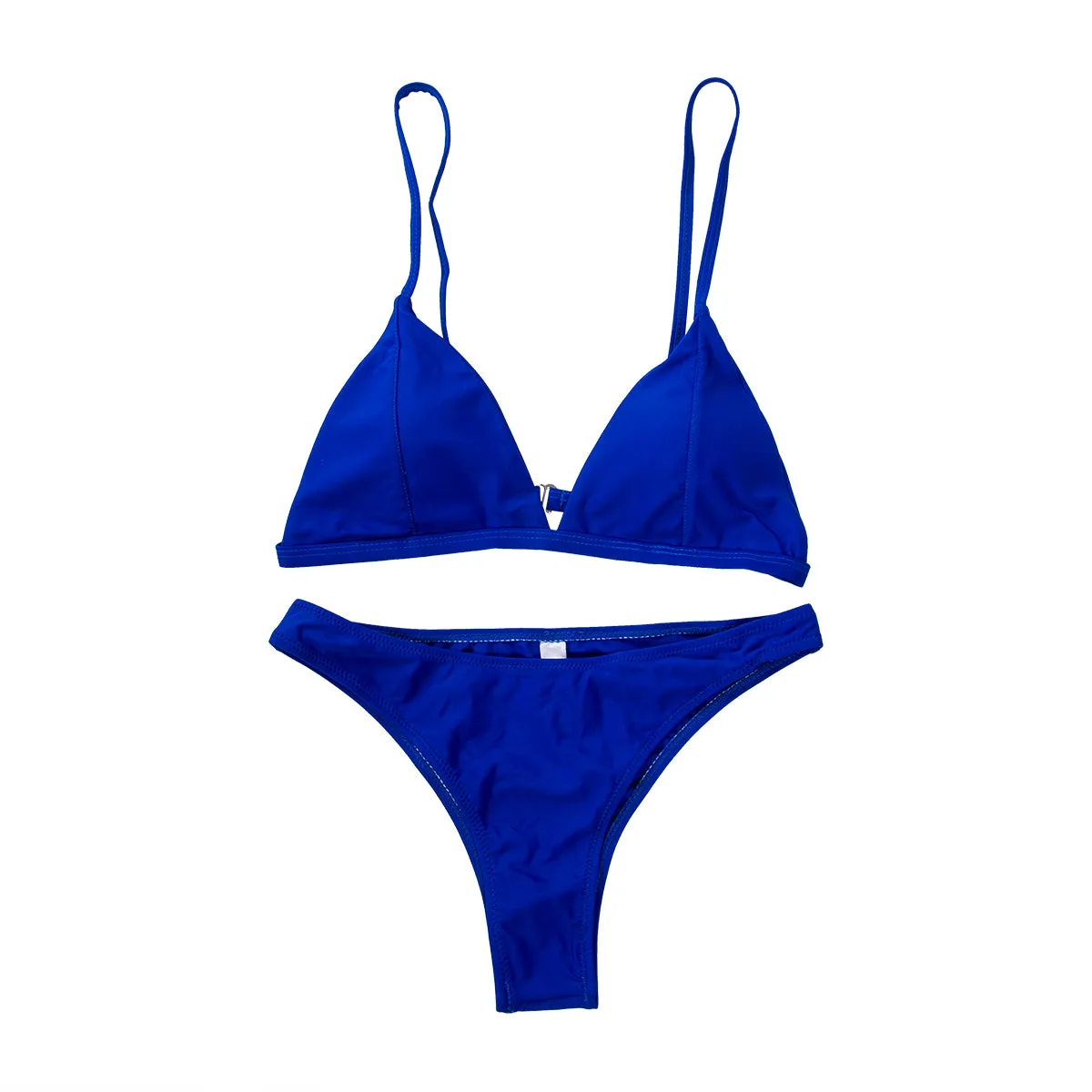 Beach Plain Mid Rise Thong Bottom Bikinis
